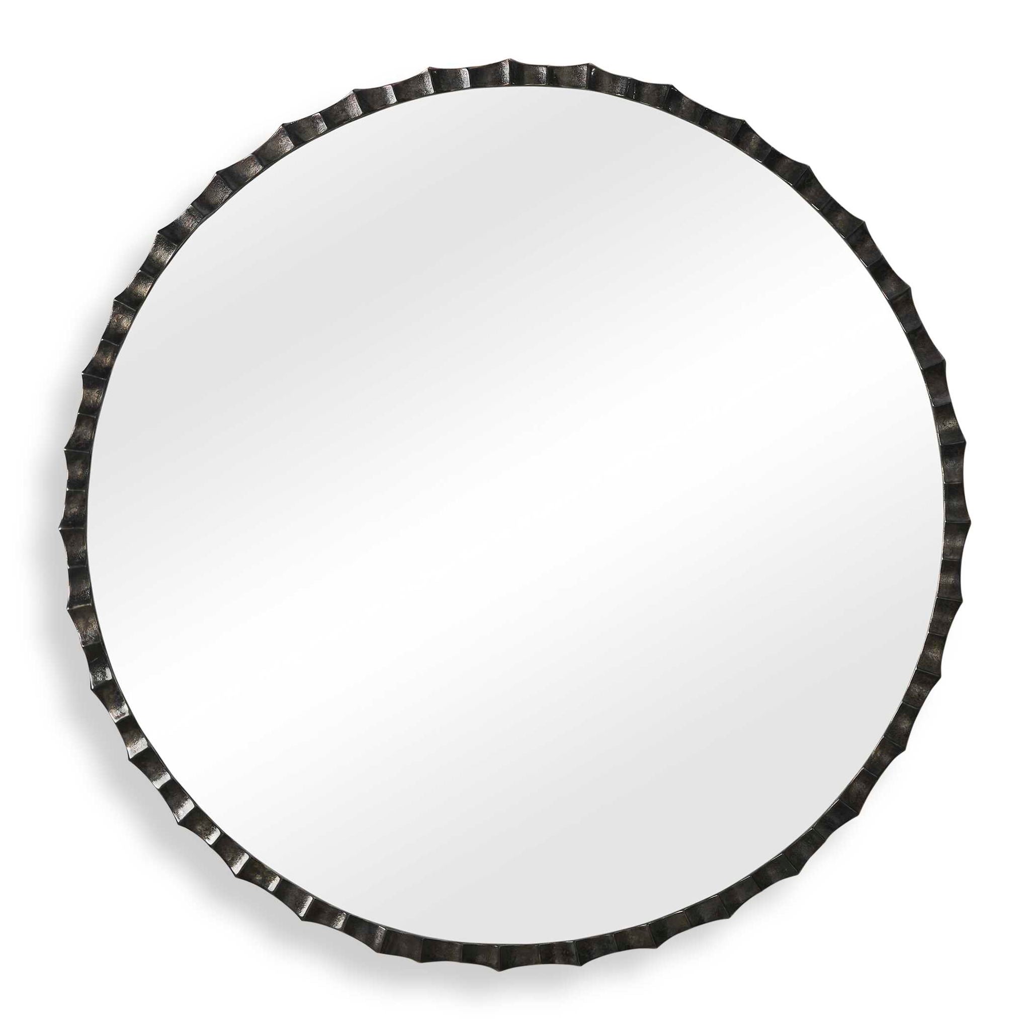 Grander - Round Mirror - Black / Gray