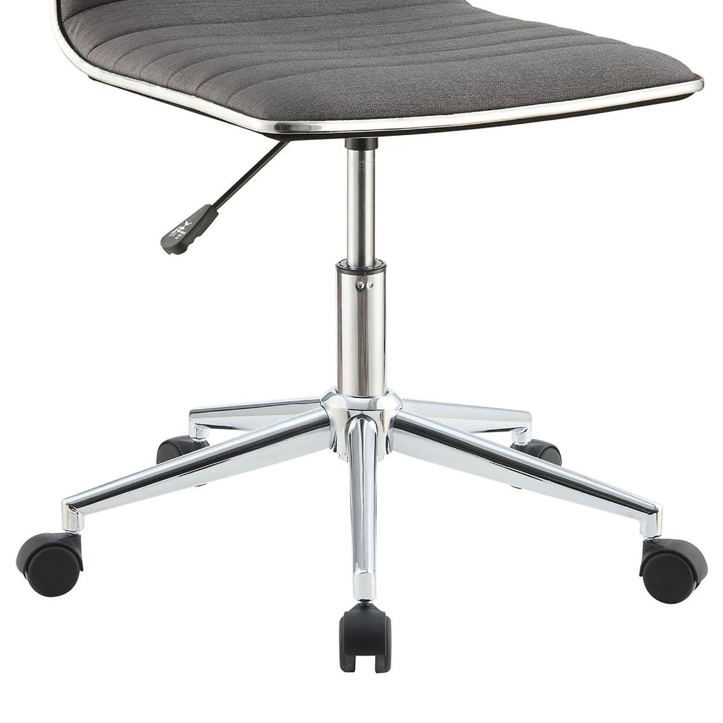 Armless Office Chair, Adjustable Height