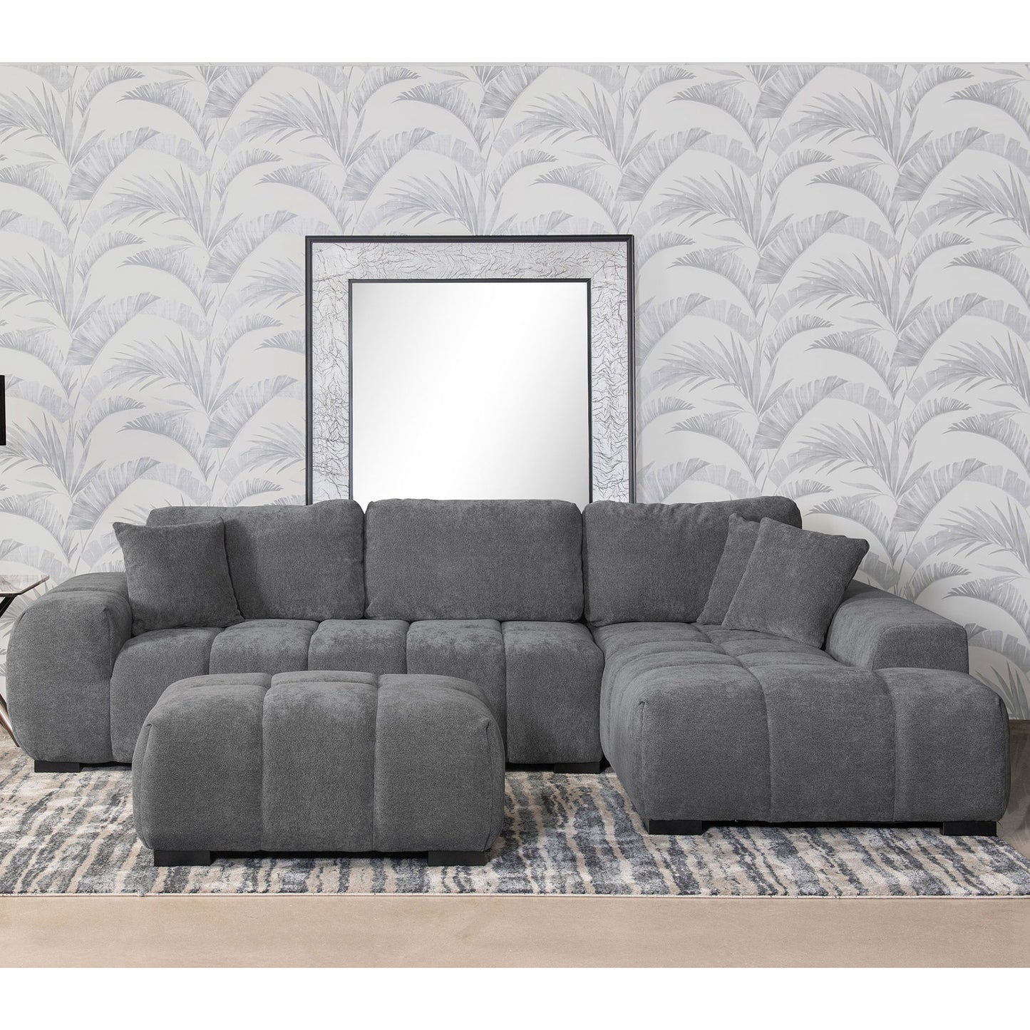 Plather - Sectional Chaise Sofa