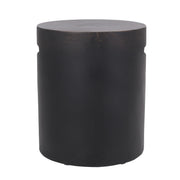 Outdoor End Table With Cutout Handle - Copper