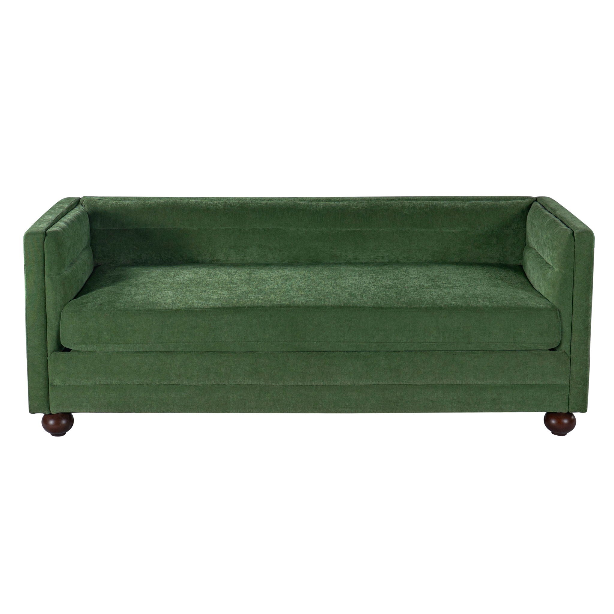3 Seater Sofa Upholstery With Square Arms, Living Room Couch