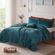 Felicia - Comforter Set - Teal