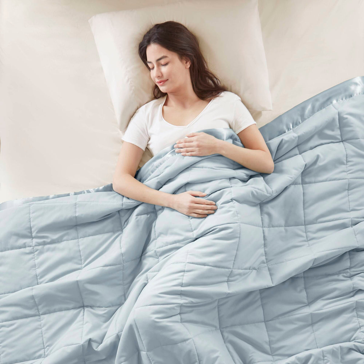 Windom - King All Season Hypoallergenic Blanket With 3M Scotchgard - Blue