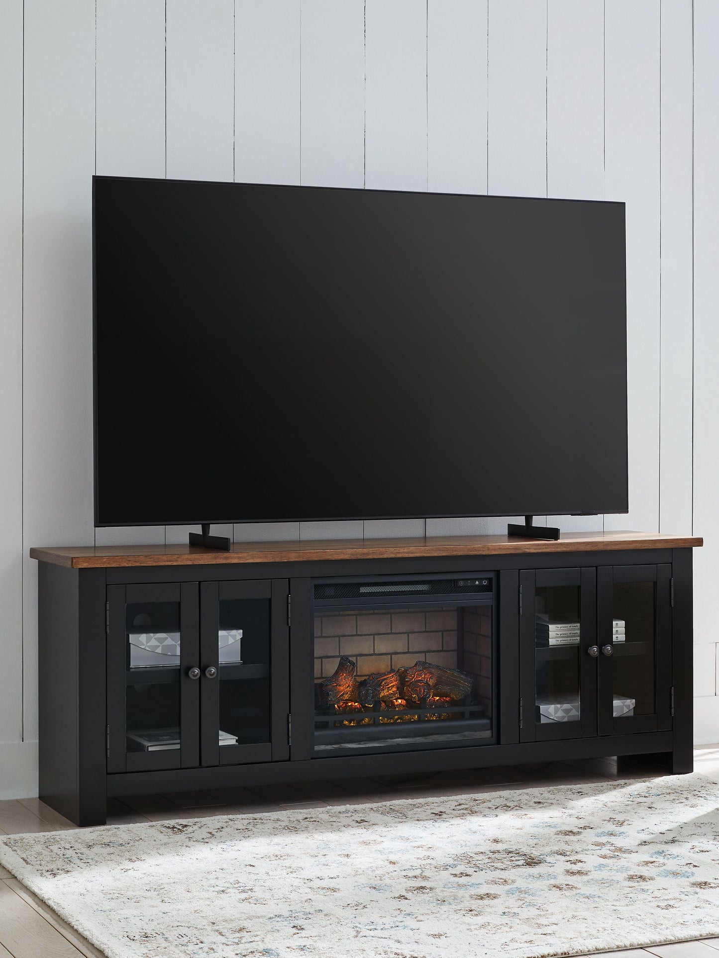 Wildenauer - 76" TV Stand With Electric Fireplace