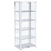 Nevra - 4 Shelf Display LED Curio Cabinet