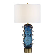 Aura - Table Lamp - Blue / Brass