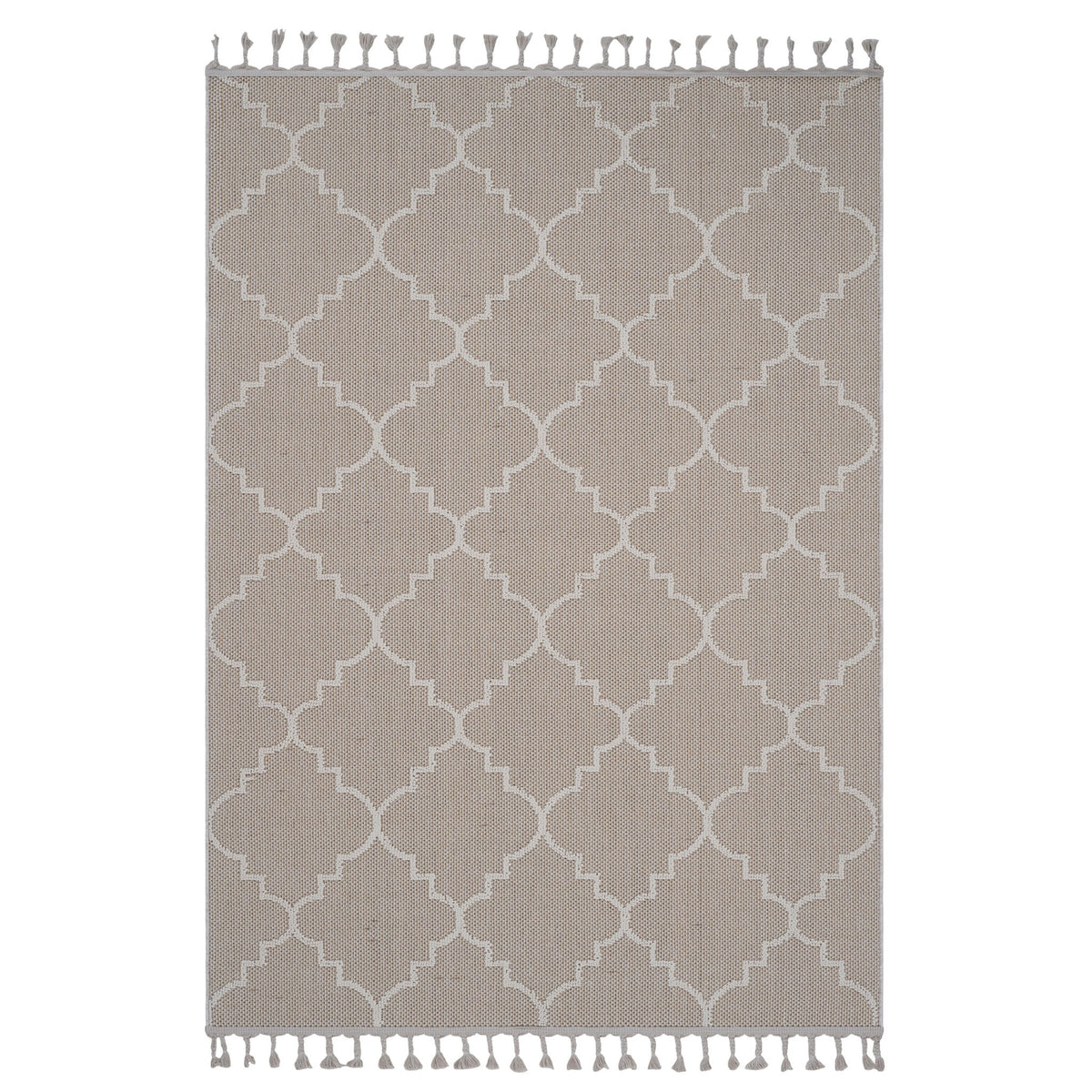 Guros - 6' X 9' Trellis Indoor / Outdoor Area Rug - Ivory