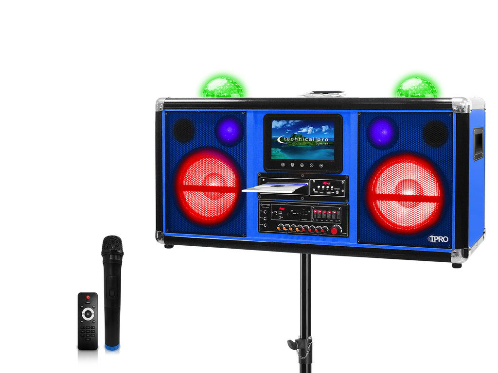 Karaoke System - Blue