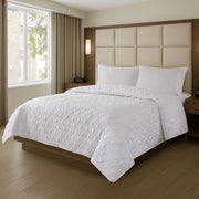 Plain Weave - Premium Coverlet - White