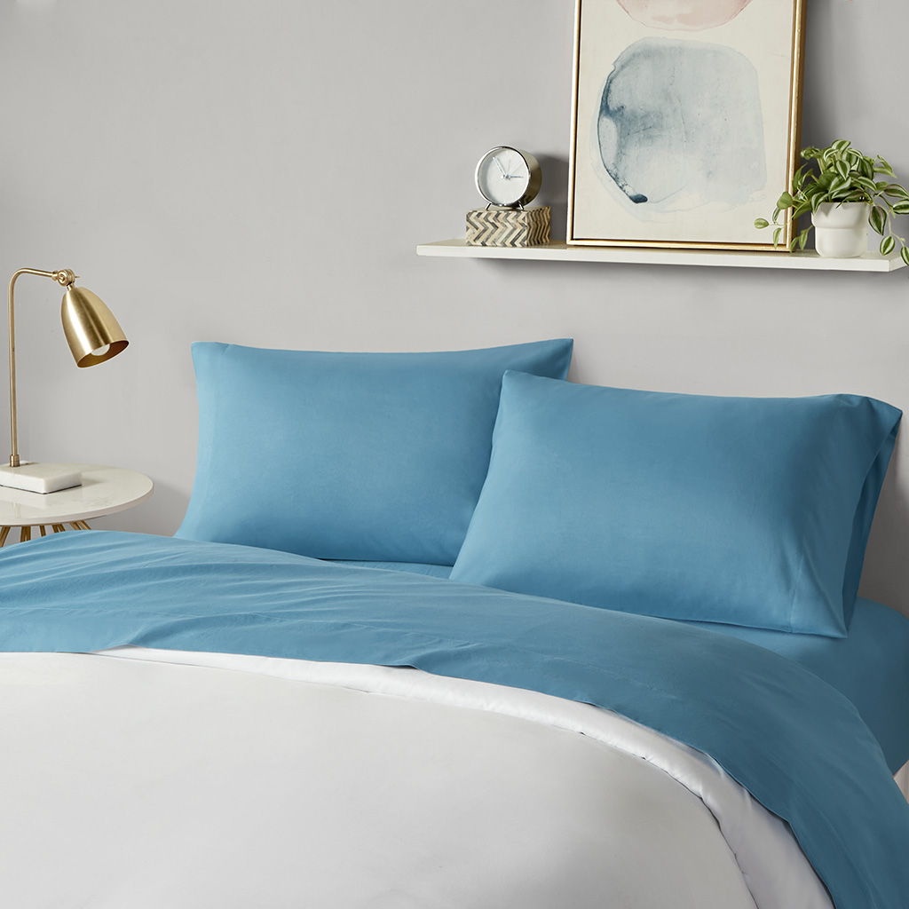 Microfiber - Twin Long All Season Wrinkle Free Sheet Set - Teal