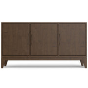 Harper - 3 Door Sideboard Buffet / Storage Cabinet - Walnut Brown