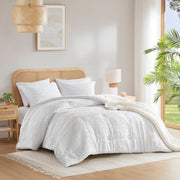 Gigi - King/California King Comforter Mini Set - White