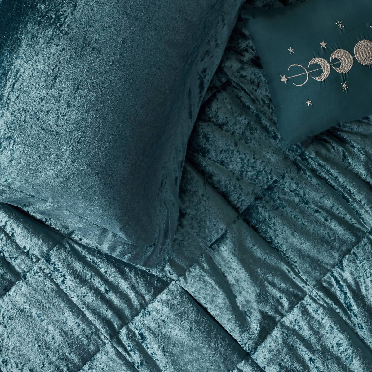 Felicia - King Duvet Cover Set - Teal