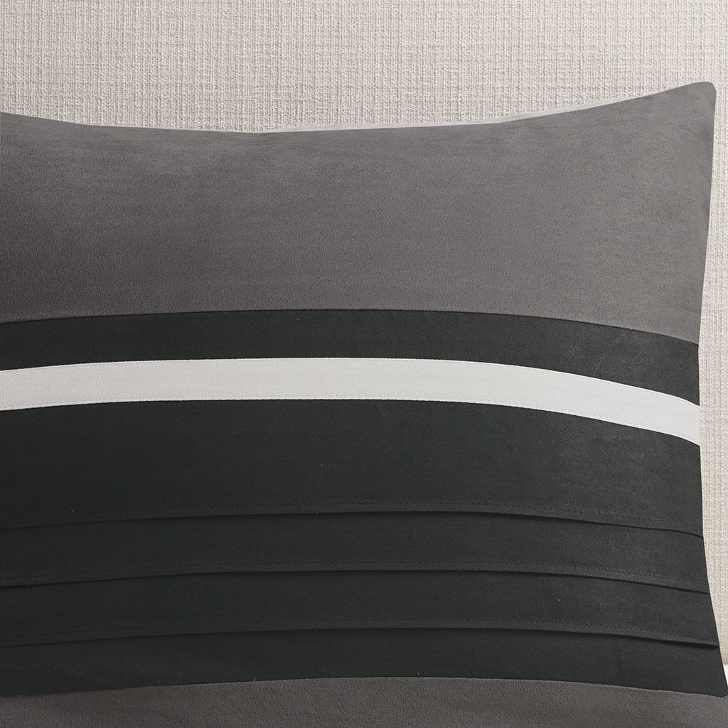 Palmer - King Piece Comforter (Set of 7) - Black