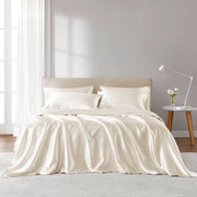 Satin - Wrinkle-Free Luxurious 6-Piece Sheet Set - Ivory