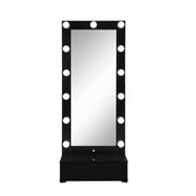 Elisa - Narrow Tall Mirror With Speaker And Drawer