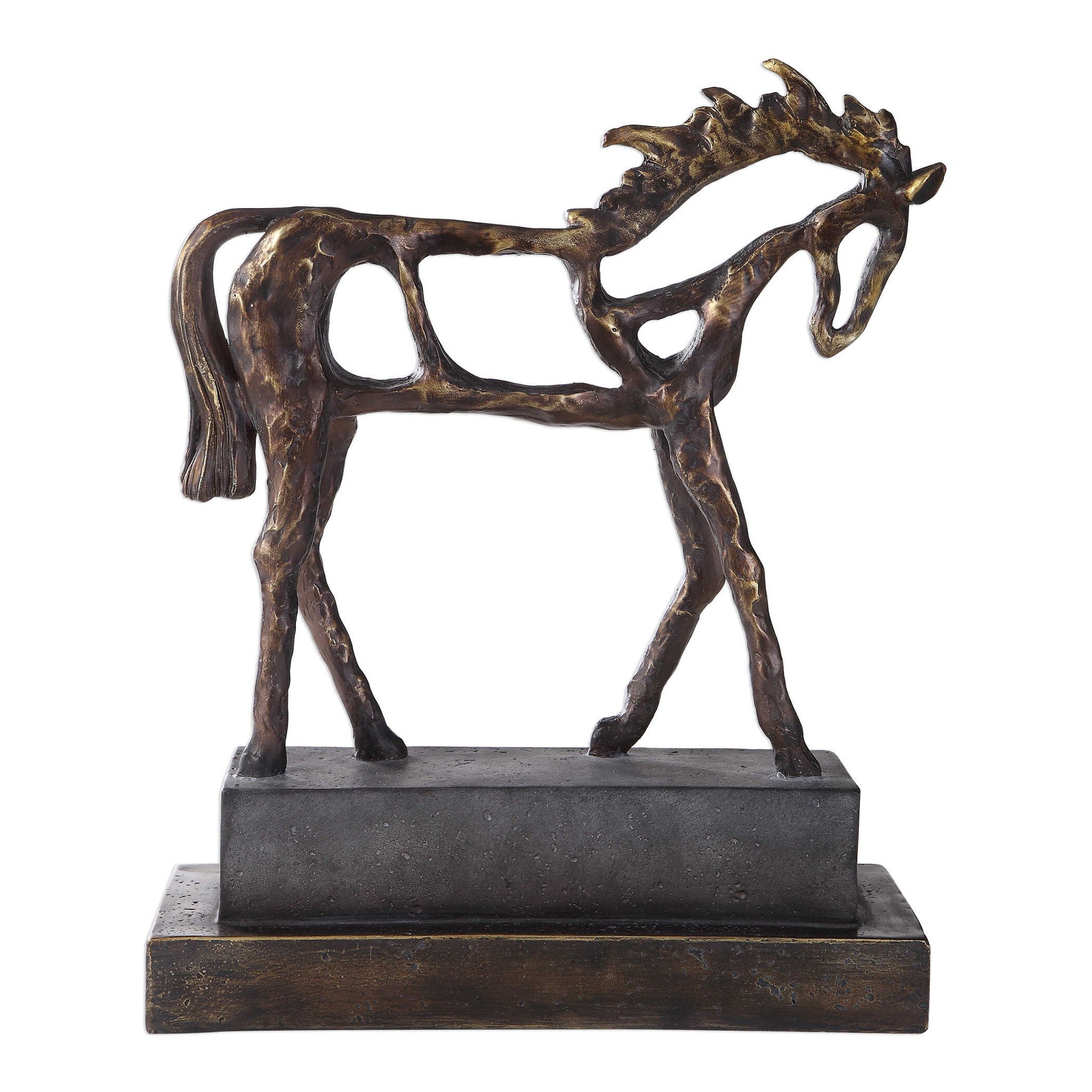 Titan Horse - Sculpture - Dark Brown