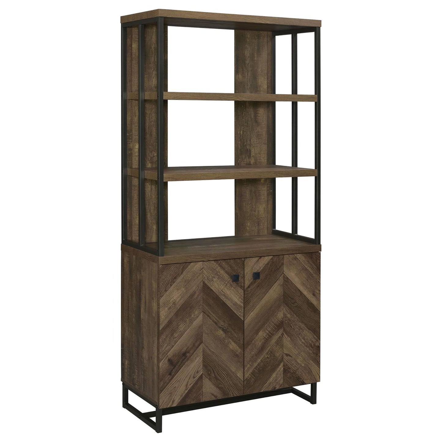 Herringbone - 2 Door - Brown