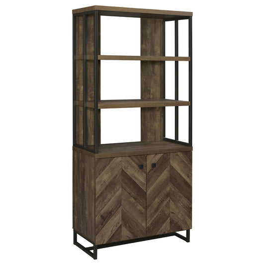 Herringbone - 2 Door - Brown