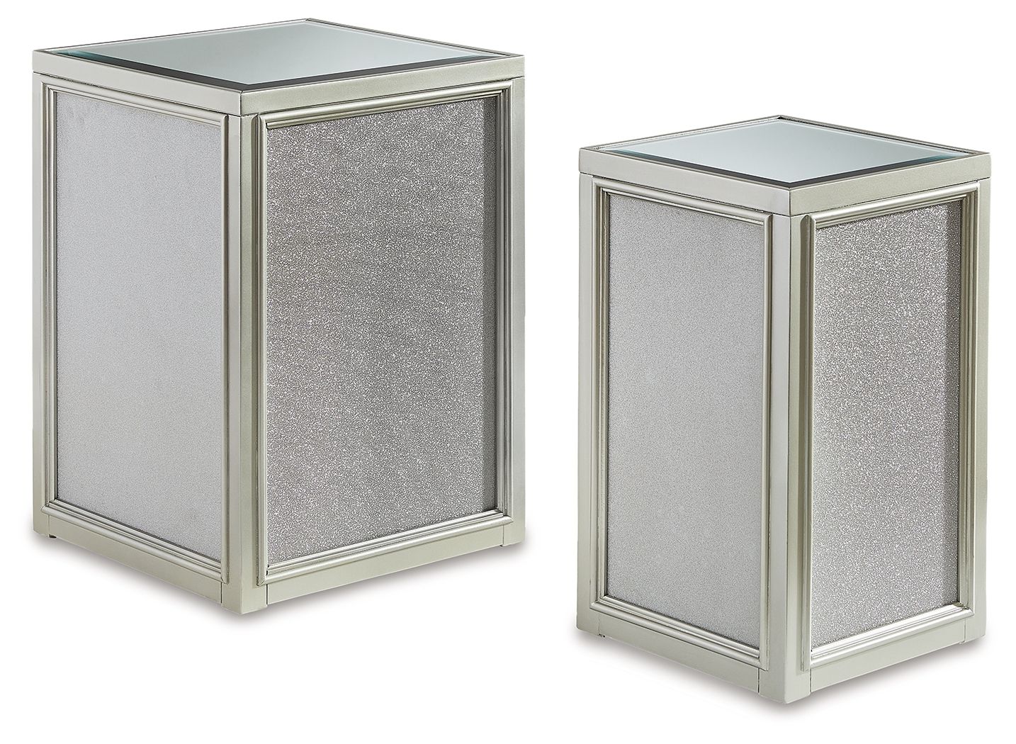 Traleena - Nesting End Tables (Set of 2) - Silver Finish