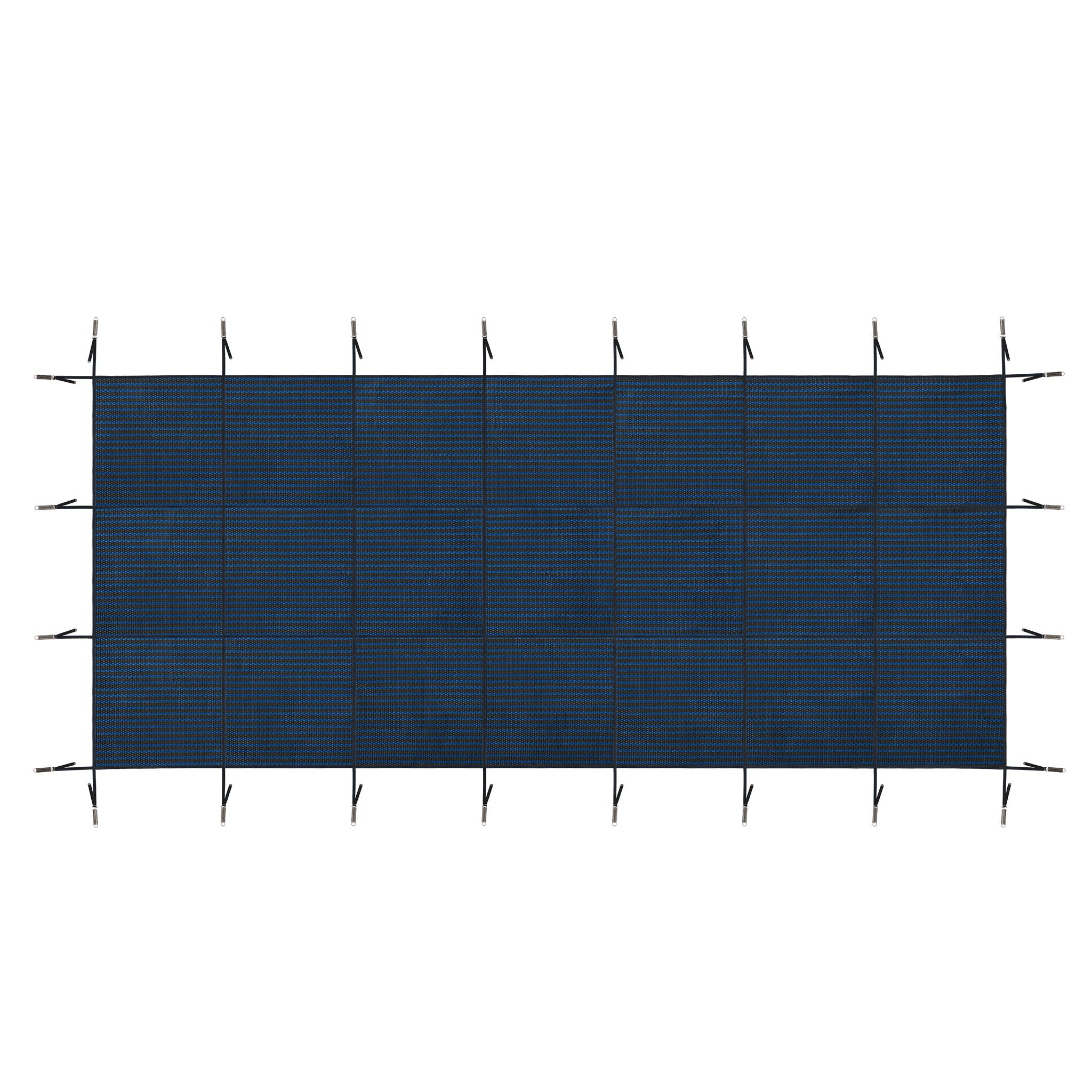 Rectangular Swimming Pool Safety Cover For Underground Pools - Blue