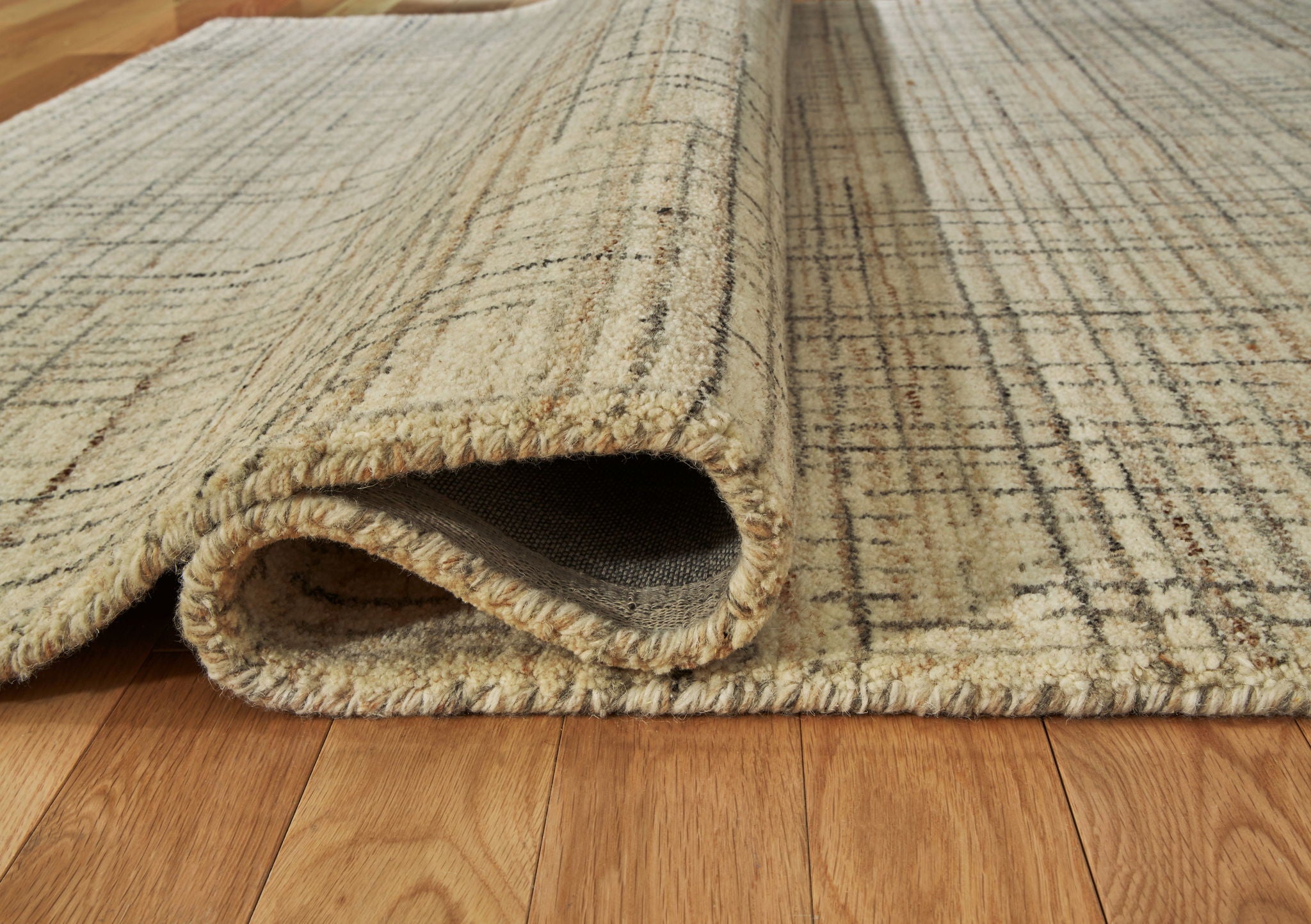 Janston - 5' x 7' Rug - Ivory / Gray / Tan