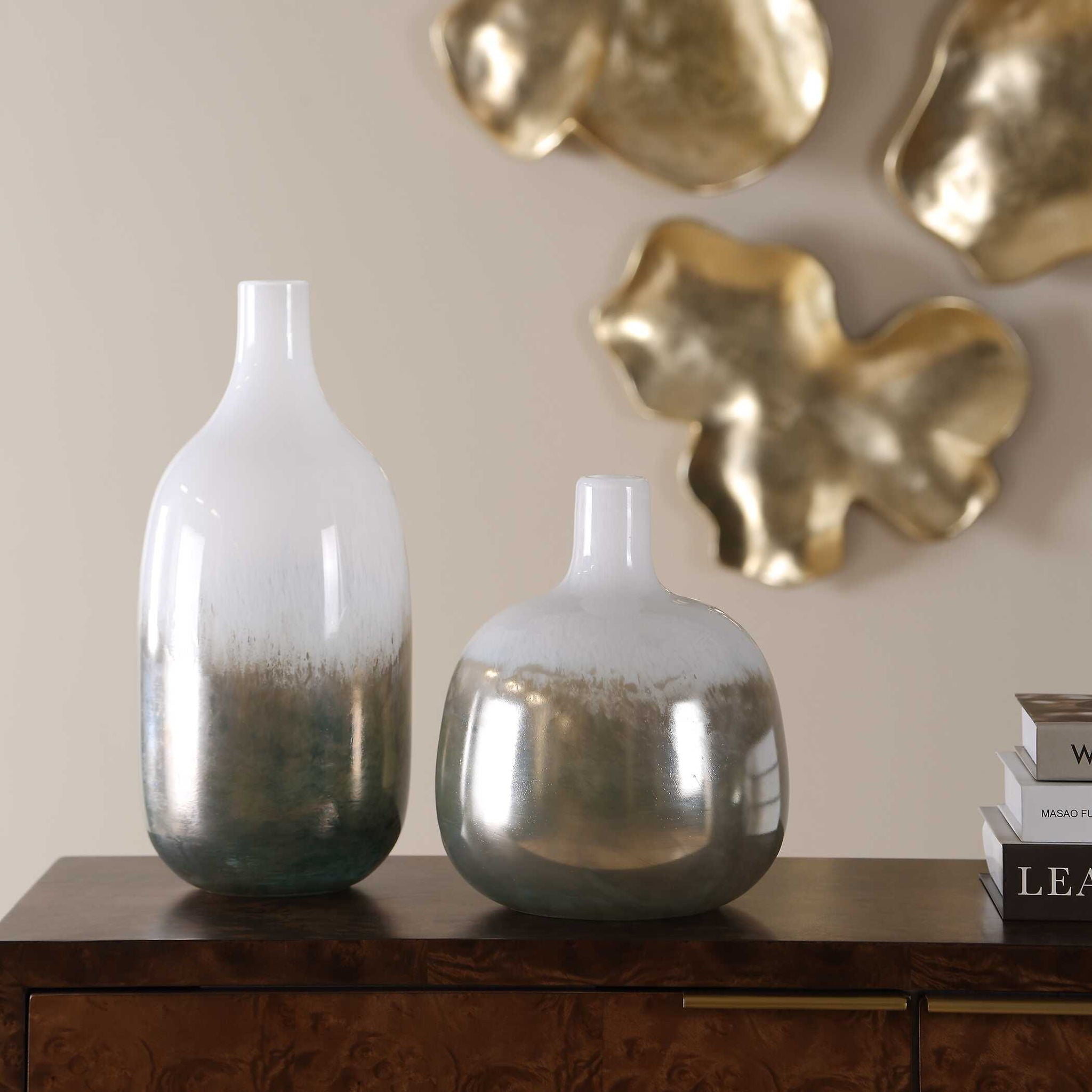 Cardoni - Vases (Set of 2) - Smoke / White
