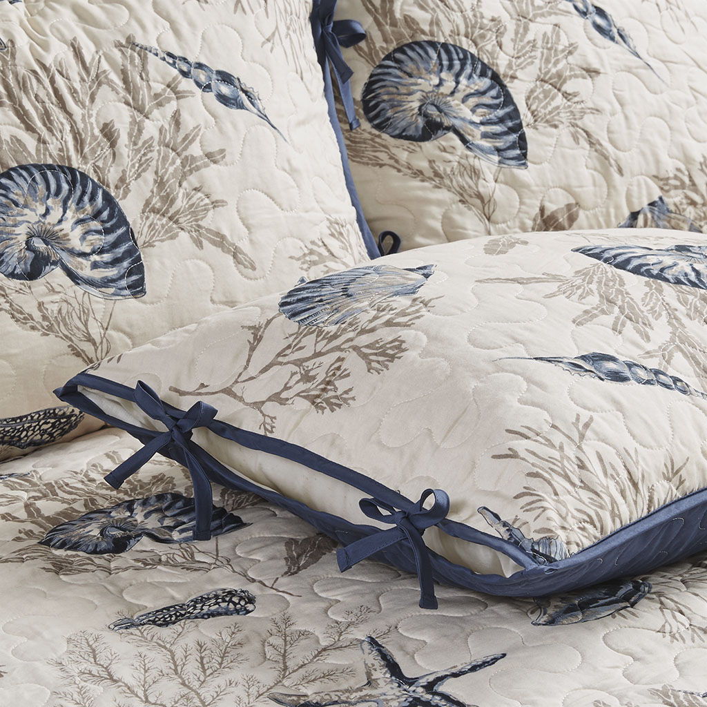 Bayside - Reversible Daybed Cover (Set of 6) - Blue