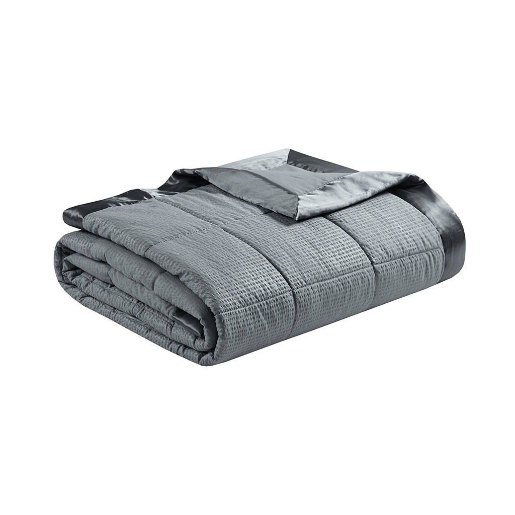 Cambria - King Premium Oversized Hypoallergenic Down Alternative Blanket With 3M Moisture Treatment - Charcoal