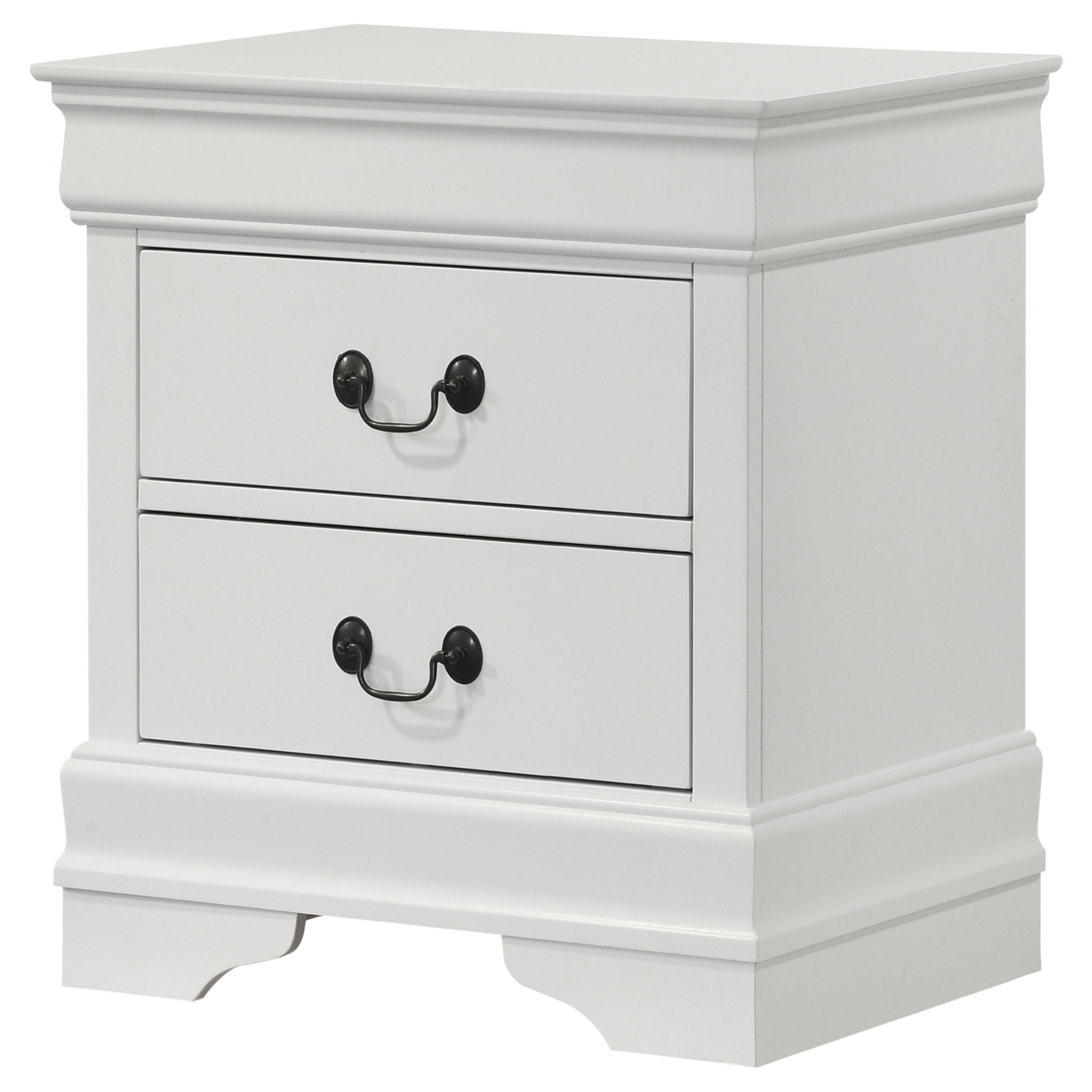 2 Drawer Nightstand - White