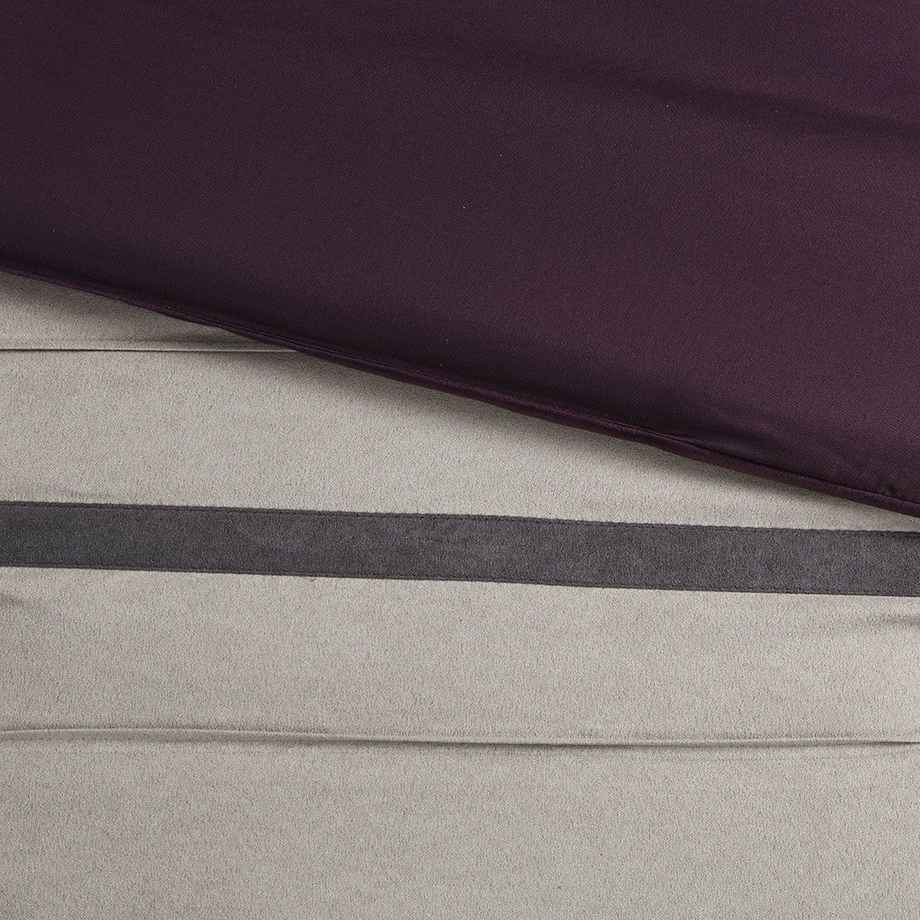 Palmer - Queen Piece Comforter (Set of 7) - Purple