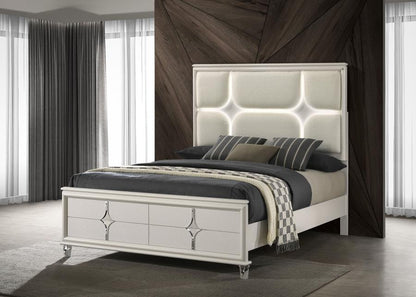 Olivia - Panel Bed LED Headboard