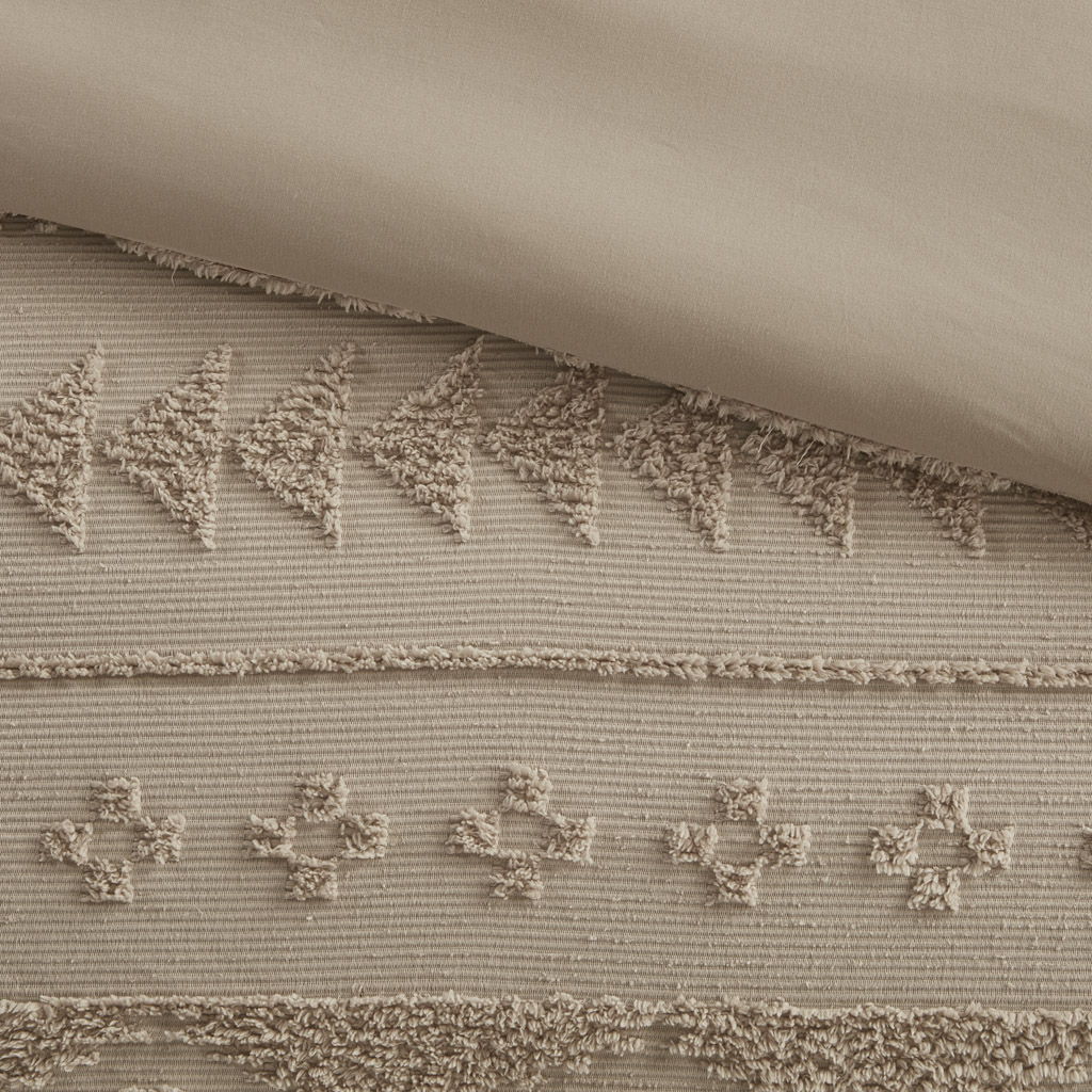 Breckenridge - Chenille Queen Comforter Set - Tan