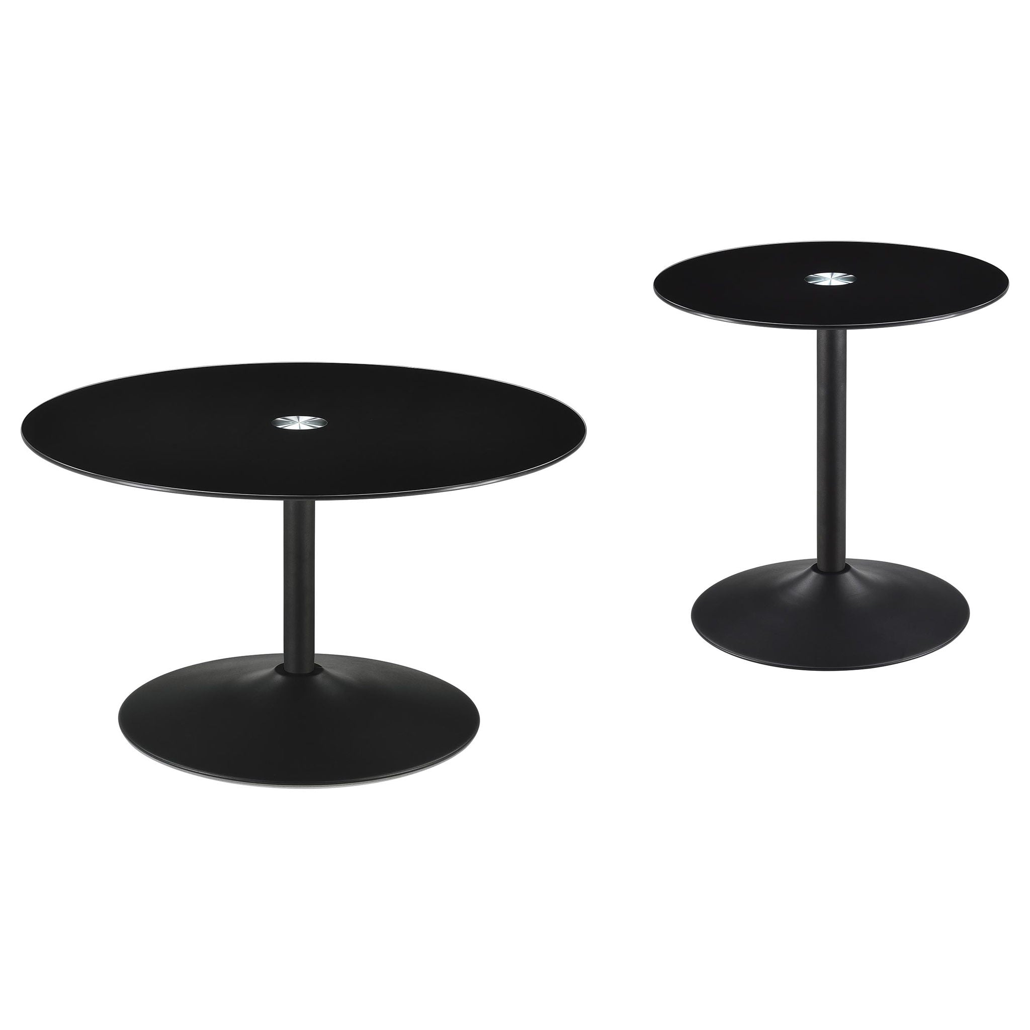 Turpin - 2 Piece Coffee Table Set - Black