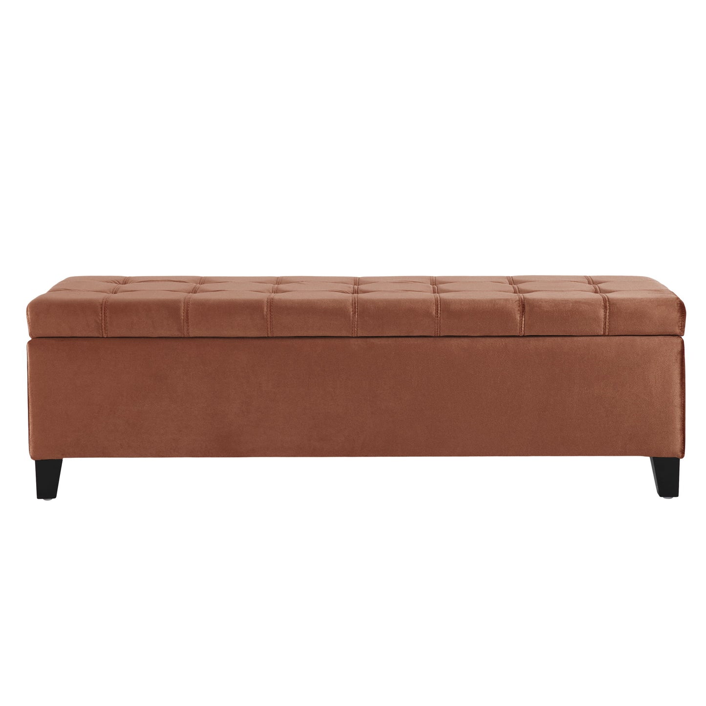Wendover - Elegant Tufted Storage Bench With Lift-Up Top And Birch Wood Legs