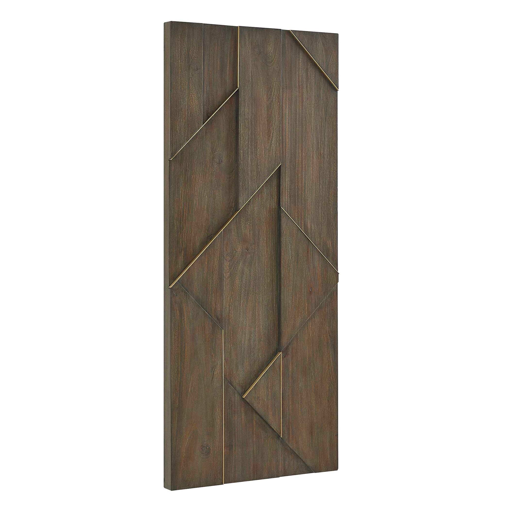 Hanoi - Geometric Wood Wall Panel - Woodtone
