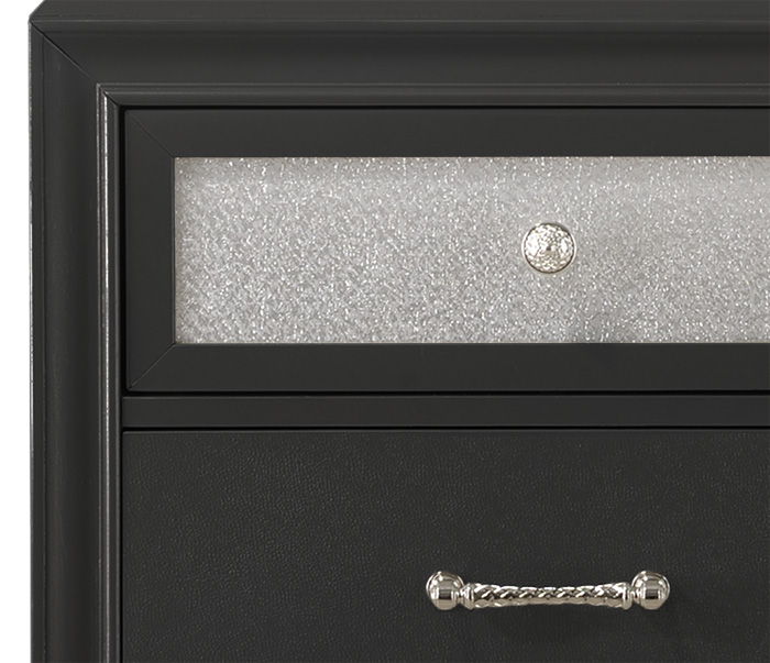 Lila - Nightstand - Black