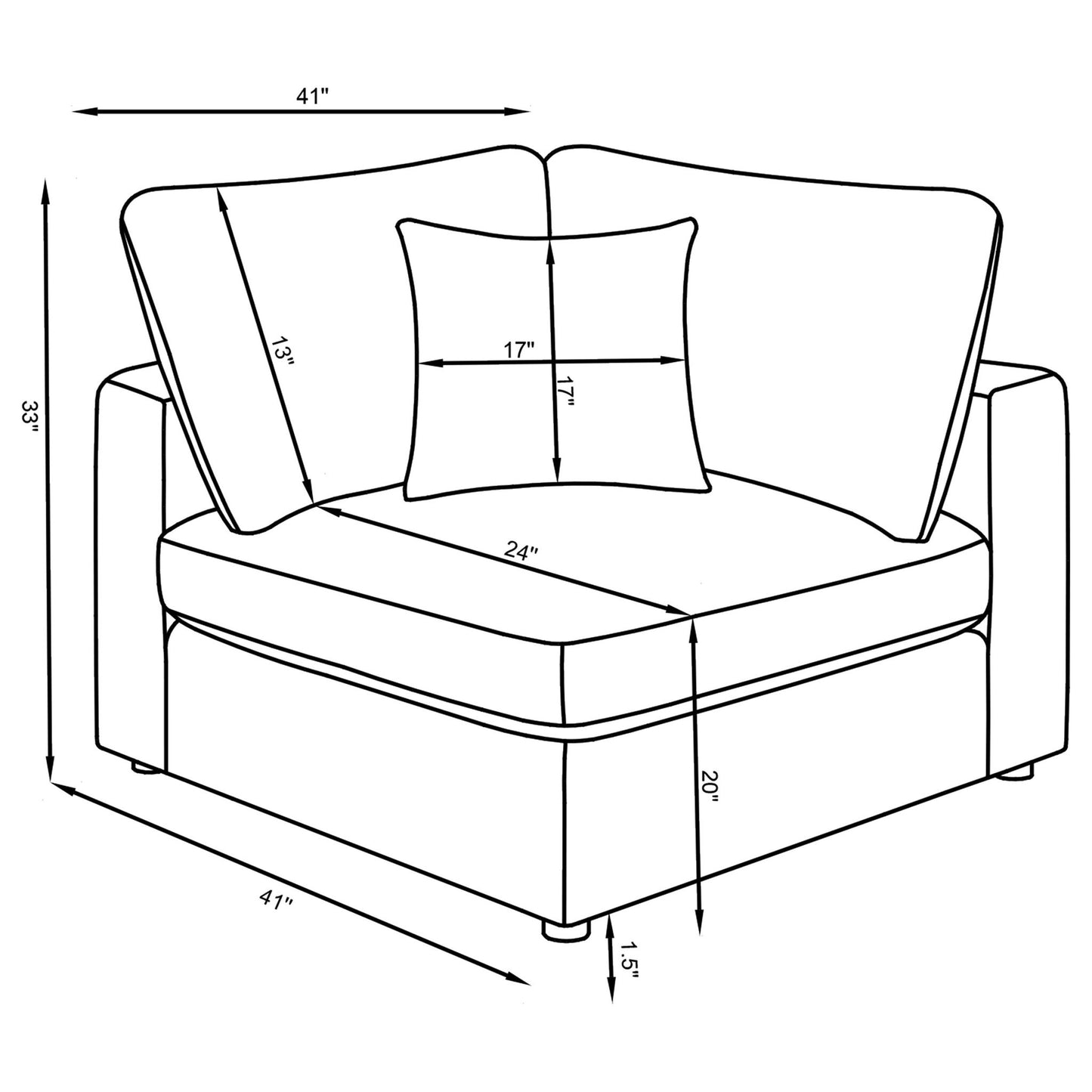 Rhette - Upholstered Sectional With Reversible Cushions