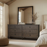 Victoria - 6-Drawer Dresser (70") - Antique Brown