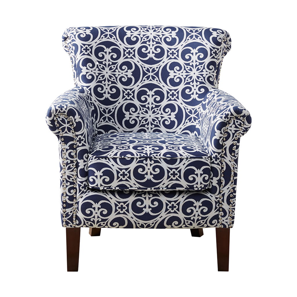 Brooke - Tight Back Club Chair - Navy