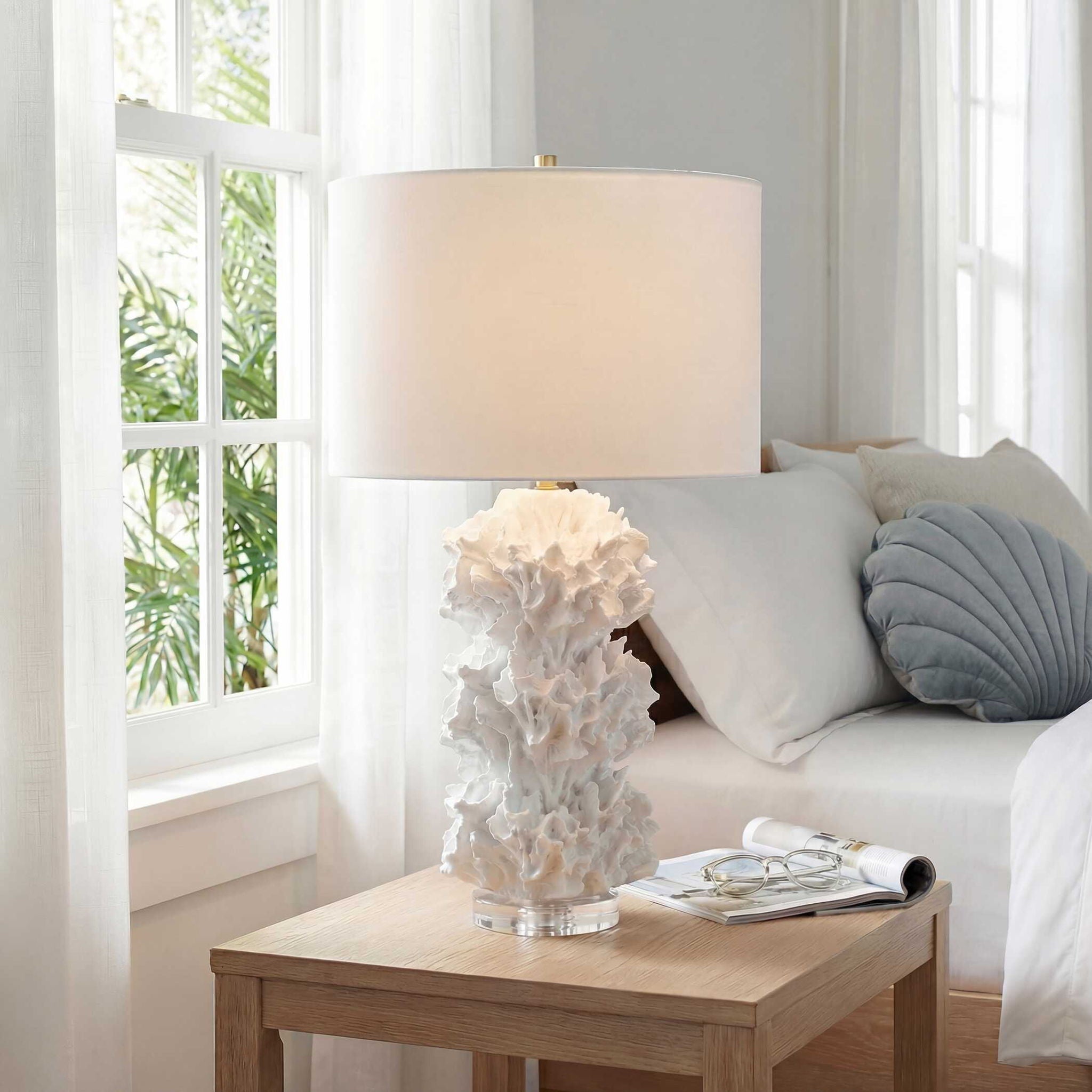 Cambre - Coral Table Lamp - White