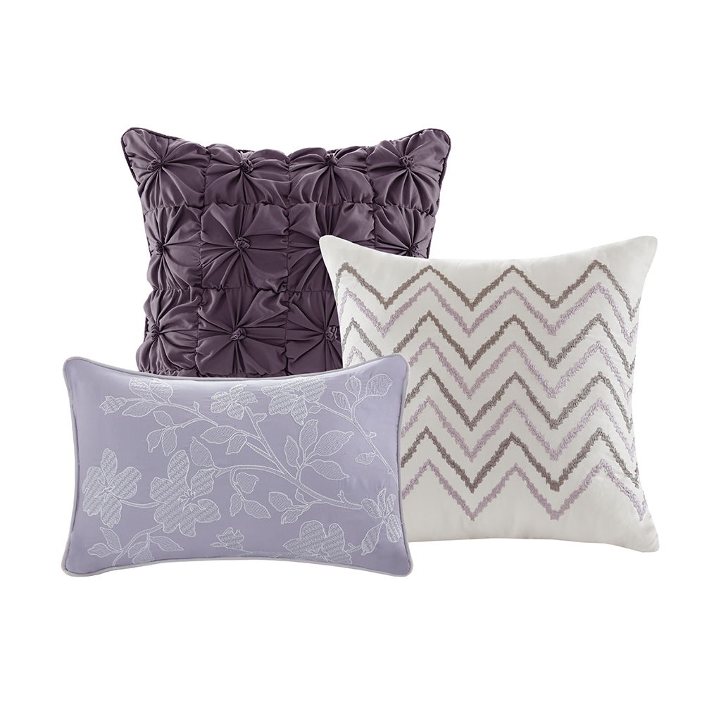 Luna - 6 Piece Reversible Coverlet Set - Taupe