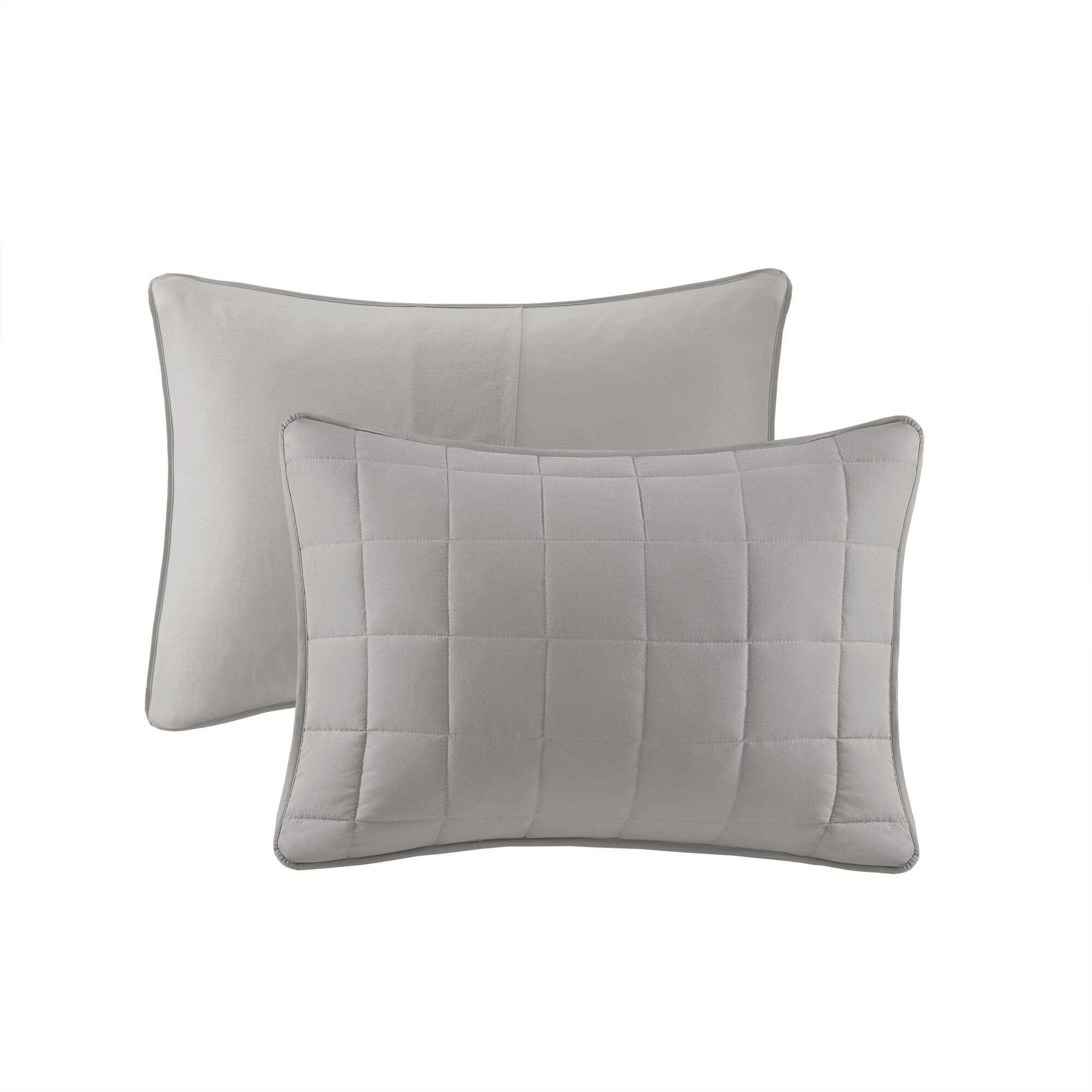 Royce - 10 Piece California King Luxury Comforter Set - Gray
