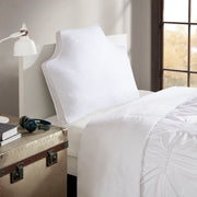 Oversized Headboard - Canvas Pillow - White