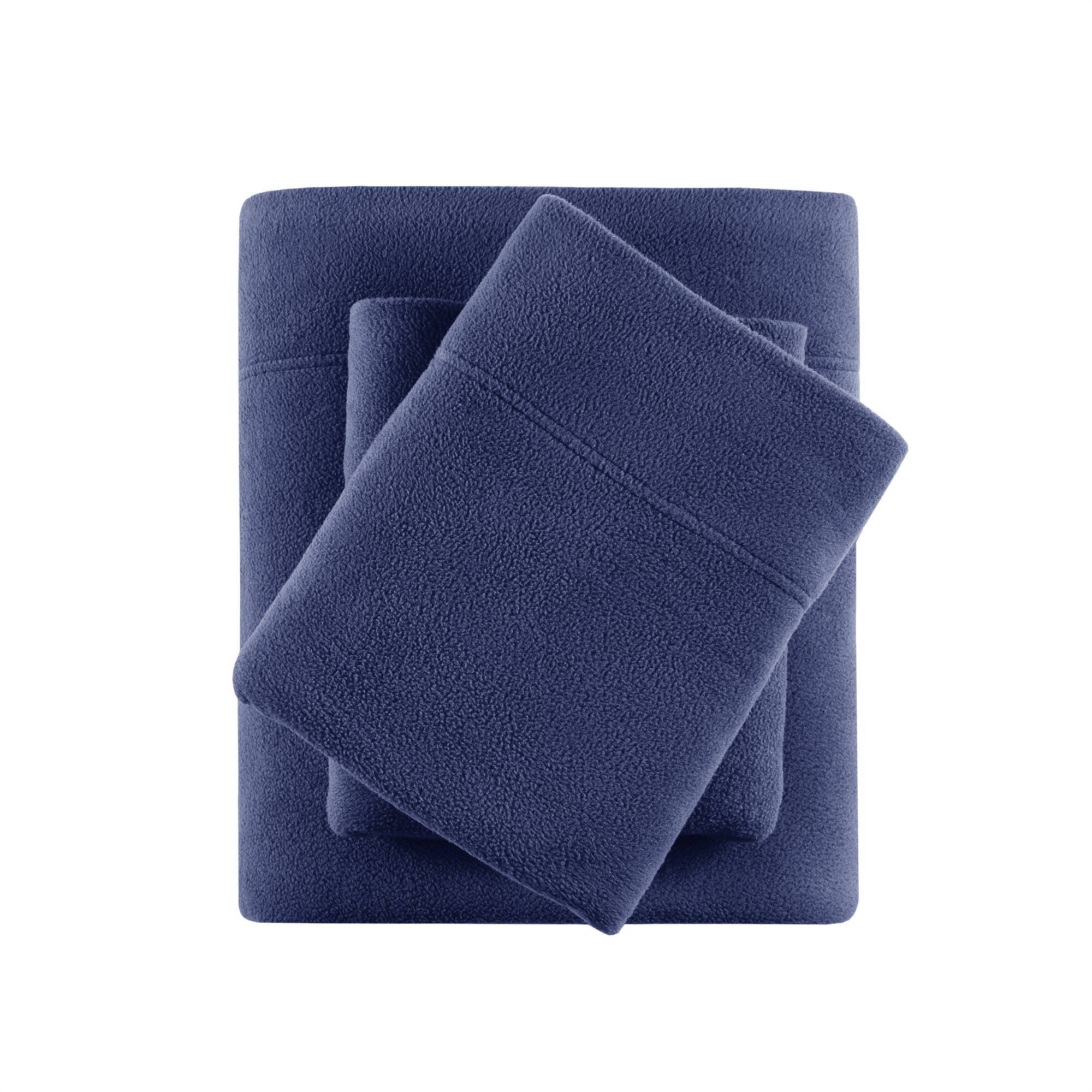 Micro Fleece - Twin Sheet Set - Navy