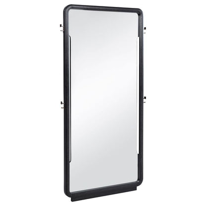 Leandro - 76" Full Length Floor Mirror - Burnished Black