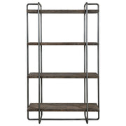 Stilo - Urban Industrial Etagere - Dark Brown