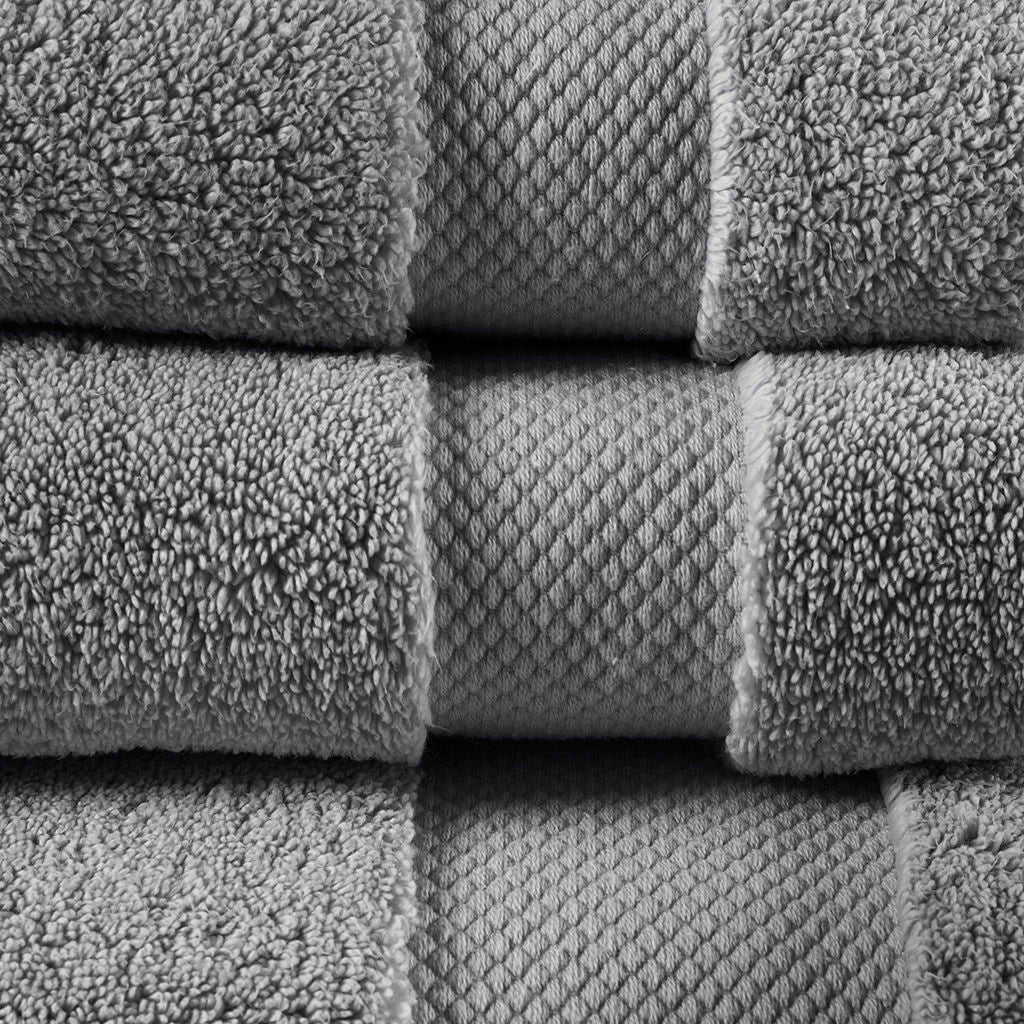 Splendor - 6 Piece Towel Set - Charcoal
