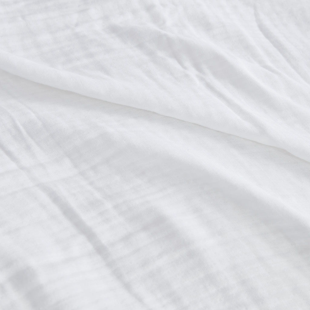 Gauze - Full Lightweight Blanket - White
