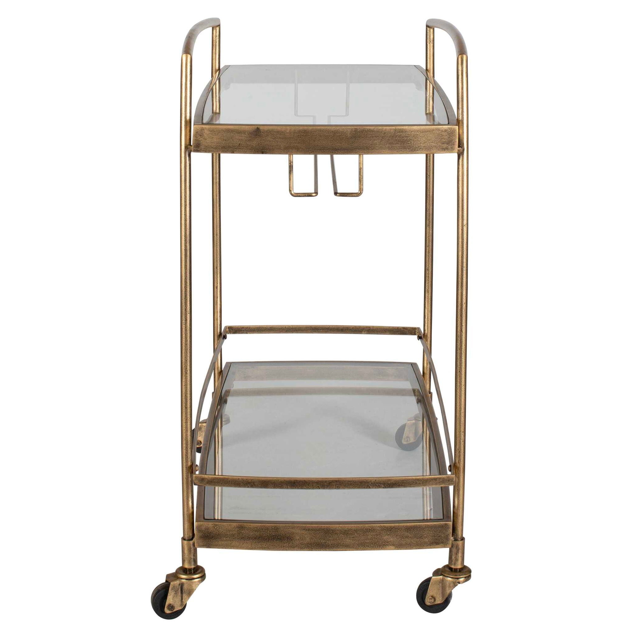 Scarritt - Bar Cart - Antique Brass